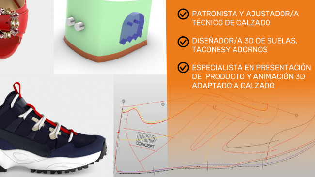 Diseño virtual 3D y patronaje digital de calzado